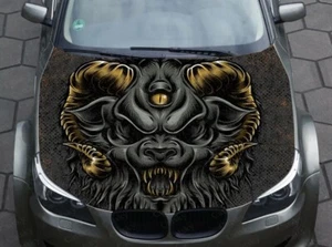 Samurai Oni Mask Car Decal Graphics Vinyl decal; Samurai Hood Wrap Decal, - Bild 1 von 1