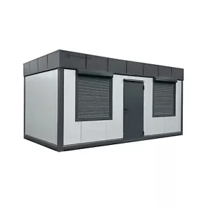Bürocontainer Container Büro Wohncontainer Verkaufsraum Pavillon 6x2,5m 13,5 qm - Bild 1 von 8