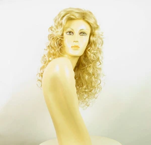 Perruque femme mi-longue blond doré méché blond très clair adelaide 24BT613 - Picture 1 of 8