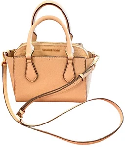 Michael Kors Women’s Daría 2 In 1 Crossbody Satchel in Beige Light Tan Purse - Picture 1 of 15
