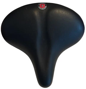 Schwinn Cruzair Wide Saddle Bike Bicycle Seat Black Air Cushioned Large 10”X 10” - Picture 1 of 10
