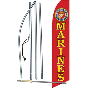 Marines Swooper Flag Kit - Picture 1 of 1