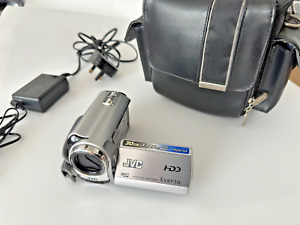 JVC Everio Camcorder G series GZ-MG330 30GB 35x optical zoom Silver & Targus Bag