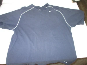 Men's Nike Pro Dri-Fit T-Shirt Navy Small, GUC - Picture 1 of 3