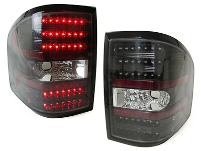 Juego de par de luces traseras LED negras 2004-2009 F150 F-150 tipo llamarada Foto 1 de 4