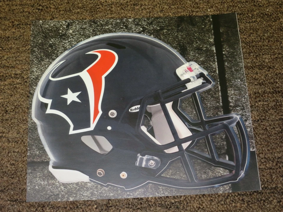 HOUSTON TEXANS CASCO NFL Fathead gráficos de pared 11" x 9" (póster/pegatina) Foto 1 de 1
