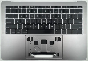 ✅MACBOOK PRO 13" A1708 PALMREST KEYBOARD BATTERY GRAY 661-07946 GRADE B+✅ - Picture 1 of 5