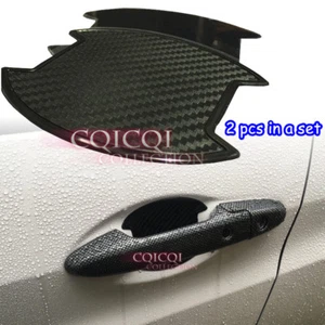 Carbon Look Honda 16-19 HR-V HRV door bowl exterior door handle protector ◎ - Foto 1 di 3