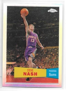 2007-08 Topps Chrome 1957-58 Variations Refractors Parallel #13 Steve Nash /999 - Picture 1 of 4