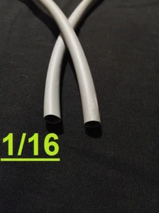 1/16 " inch 1.6mm SLATE GREY  2:1 heat shrink tubing polyolefin (1 FOOT) - Picture 1 of 6