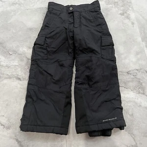 COLUMBIA Snow Pants Black Snowpants Boys Girls Kids XXS Size 4 - 5 - Picture 1 of 9