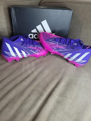 NIB Adidas PREDATOR EDGE .1 FG Mens 12 Champions Purple Soccer Cleats H02934 - Image 1 of 4