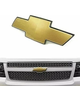 New Front Grille Emblems  Gold Bow Tie for Chevrolet Avalanche Tahoe Suburban - Picture 1 of 2