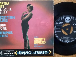 1959 EARTHA KITT ST LOUIS BLUES 7" 45 EP WITH SHORTY ROGERS & GIANTS RCA SRC7009 - Picture 1 of 1