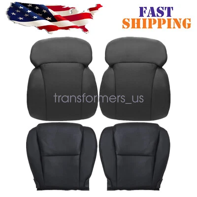 Cubierta de asiento inferior y superior negra para conductor y pasajero Lexus GS300 350 460 2006 2007 Foto 1 de 4