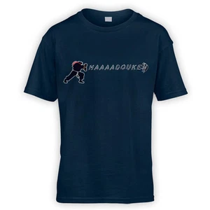 Hadouken Ryu Kids T-Shirt -x10 Colours- Gaming Fighter Arcade Geek Retro Console - Picture 1 of 13