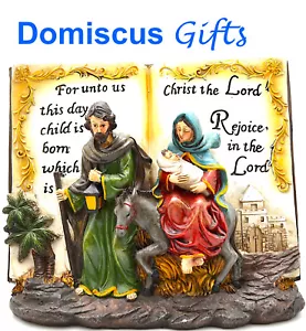 7" New Religious Joseph Mary BABY JESUS Nativity HOLY FAMILY Statue Collectible - Picture 1 of 3