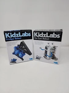 KidzLabs Tin Can Robot + Fridge Robot - 4M Lot of 2 - Picture 1 of 5