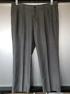 Haggar Clothing Herren 40x30 Hose Straight Leg Fit Grau Flex Bund Cool 18 - Bild 1 von 7