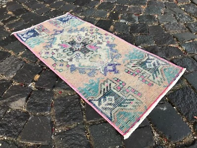 Turkish Antique rug Bohemian Area rug Oushak rug Vintage Rug Handmade Wool rug - Image 1 of 4