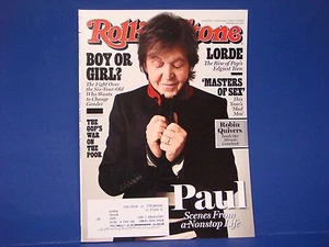 Rolling Stone Magazine November 7 2013 Paul McCartney Robin Quives M5825 - Bild 1 von 1