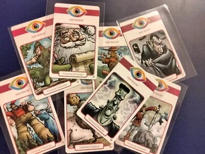 Eye Know LOT (8) TRIVIA IMAGE Fictional Character cards Pack Fresh free shipping - Picture 1 of 17