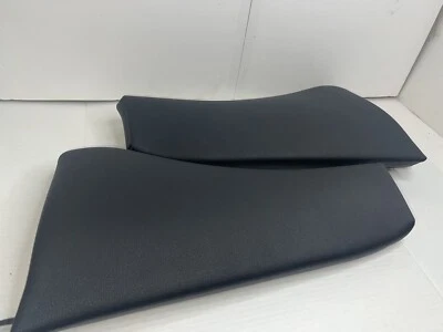 BMW E84 X1 2013-2015 par de refuerzos laterales de asiento trasero negro OEM 5502251009 Foto 1 de 4