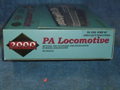 PROTO 2000 LIMITED EDITION HO SCALE  #21652 PA AT & SF #51 LOCOMOTIVE POWERED - Image 1 of 3
