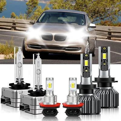 Kit de luces antiniebla LED HID haz alto/bajo blanco para BMW 535i GT 2010-2011 Foto 1 de 4