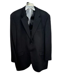Loro Piana Coat Cashmere Mens SAKS 5th Ave Black Coat Size 48 Sport Blazer - Picture 1 of 8