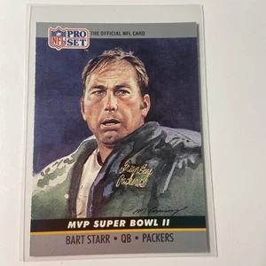 Bart Starr 1990 Pro Set MVP Super Bowl II Collectible Insert Card #2 - Packers - Bild 1 von 2
