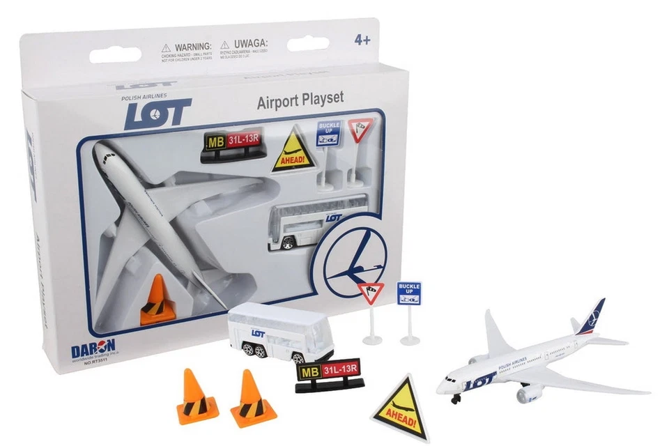 LOTE Juego Aeropuerto Polish Airlines "Nuevo Color" 8 Piezas Foto 1 de 1