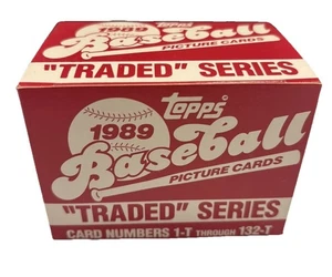 1989 Topps Traded Series Baseball Factory Set 132 Karten Griffey Jr RC - Bild 1 von 3