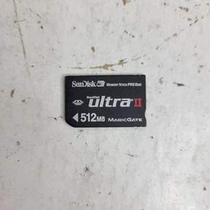 Official PSP SanDisk Memory Stick Pro Duo SD Card MagicGate 512MB - Picture 1 of 2
