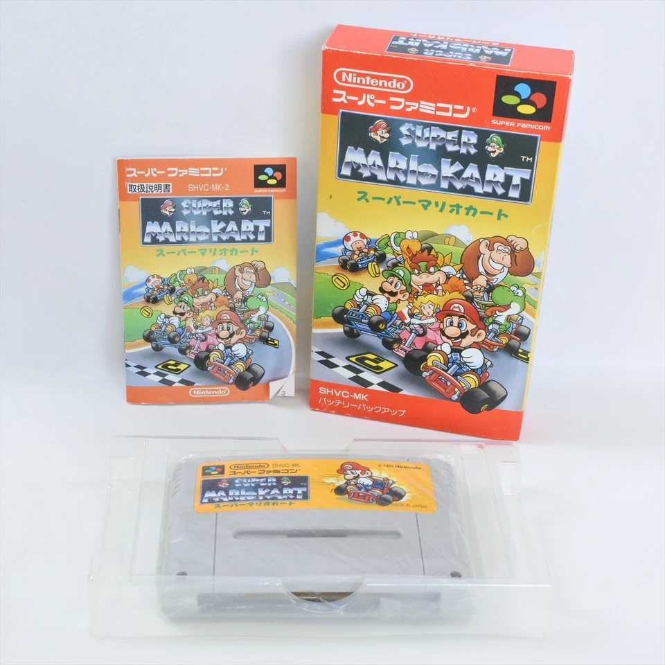 SUPER MARIO KART Super Famicom Nintendo 1668 sf - Image 1 of 4