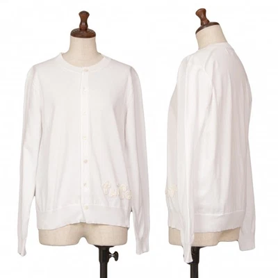 Cárdigan parche dobladillo algodón tricot COMME des GARCONS talla M (K-127523) Foto 1 de 4