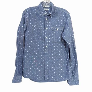 All Saints Men's Birkdale Slim Fit Polka Dot L/S Button Down Shirt EUC - Size XS - Picture 1 of 9