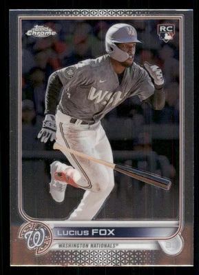 2022 Topps Chrome Update #USC181 Lucius Fox RC - Image 1 of 2