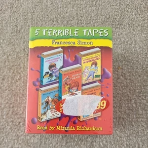 Horrid Henry by Francesca Simon 5 Terrible Tapes Read by Miranda Richardson New - Picture 1 of 4