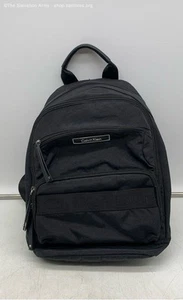 Calvin Klein Women's Black Zipped Pockets Adjustable Strap Classic Backpack - Picture 1 of 11