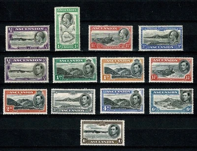 ASCENSIÓN Colección de Sellos Definitivos Jorge V y VI MH W1894 Foto 1 de 2