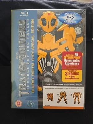 TRANSFORMERS REVENGE OF THE FALLEN BLU-RAY BUMBLEBEE TRANSFORMING CASE RARE Dvd - Image 1 of 4