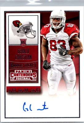 2015 Panini Contenders #140 Gerald Christian Rookie Auto - Image 1 of 2