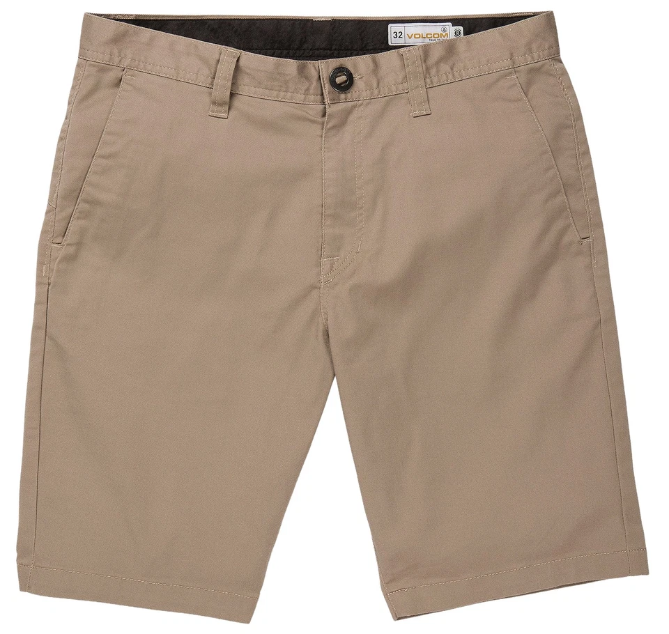 Volcom Frickin Modern 21" Stretch Walk Shorts - Khaki - New - Image 1 of 1