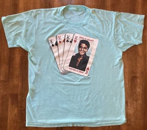 Vintage Elvis Presley 1987 King of Hearts T-Shirt Large - Bild 1 von 8