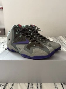 Nike Lebron 11 XI Terracotta Warrior Grey Mens Size 10 Sneakers 616175-005 - Picture 1 of 9