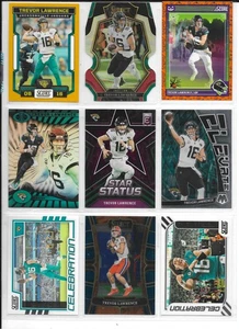 ENORME LOTE DE 40 TARJETAS TREVOR LAWRENCE DIFERENTES JAGUARES - Imagen 1 de 1