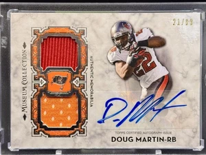 2013 Topps Museum Collection Doug Martin Dual Patch Autograph /80 - Picture 1 of 2