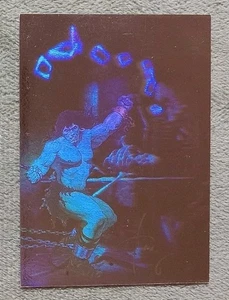 KEN KELLY H1 DUNGEON OF DOOM HOLOGRAM CARD SIGNED AUTOGRAPHED 1992 FPG CARDS NM - Picture 1 of 3