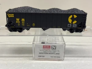 N Scale Micro Trains MTL 108150 Western Maryland WM 89862 w/Factory Load - Picture 1 of 4